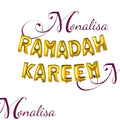Ramadan Kareem Letter Balloons