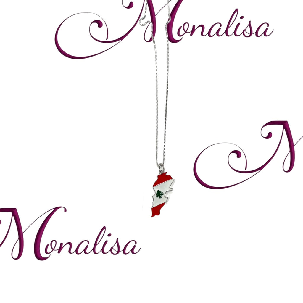 Country Map Necklace