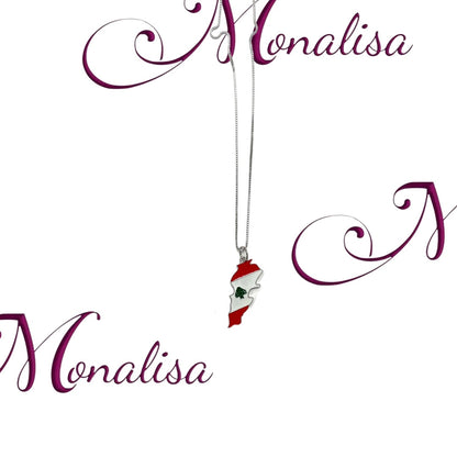 Country Map Necklace