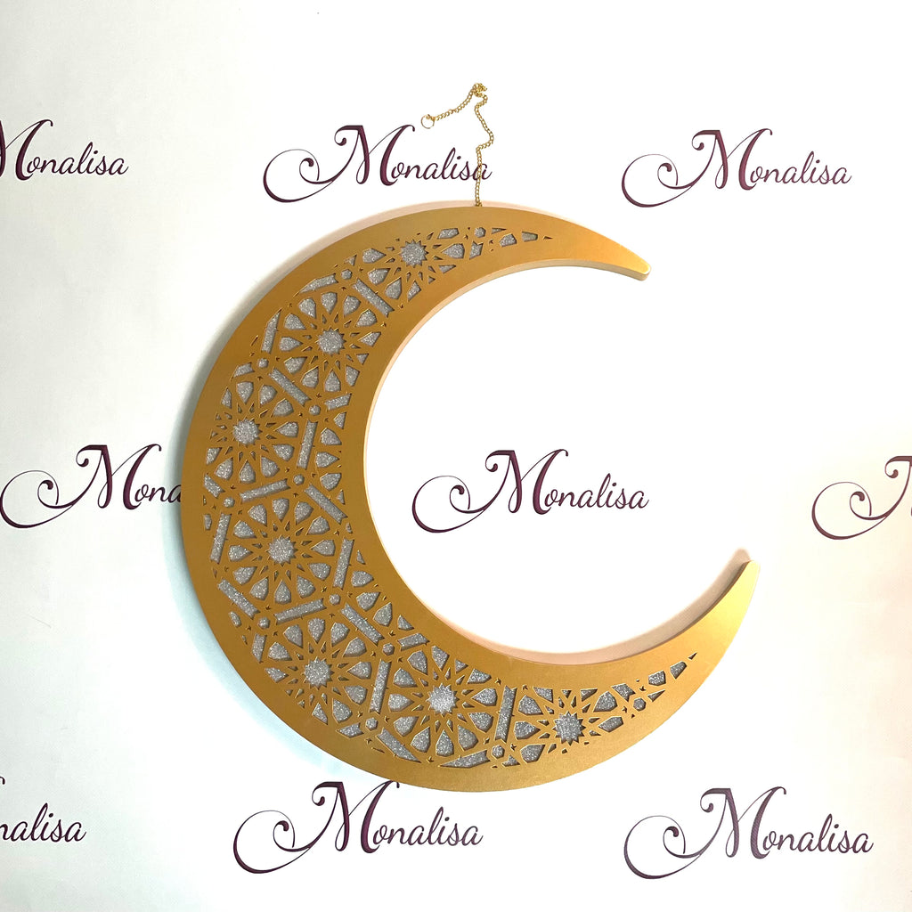 LED Hanging Crescent Moon