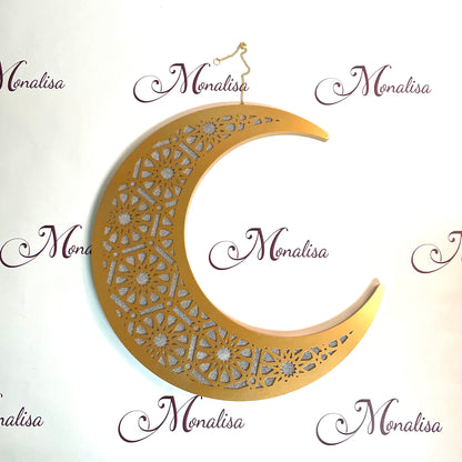 LED Hanging Crescent Moon