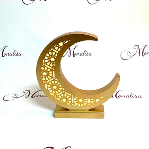 LED Standing Crescent Moon